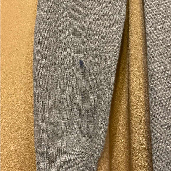 The Children's Place Gray Dress w/Embroidered Accent Patches REFER TO STAIN PICS - Picture 10 of 11